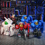Starcraft Marines & Captains Block Figures Set