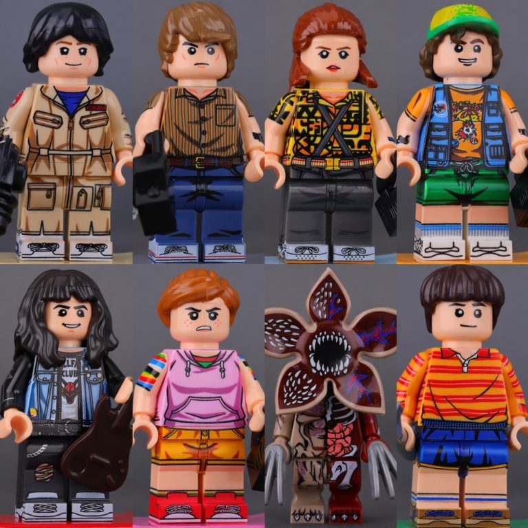 Stranger Things Block Figures Set of 8pcs Set 4