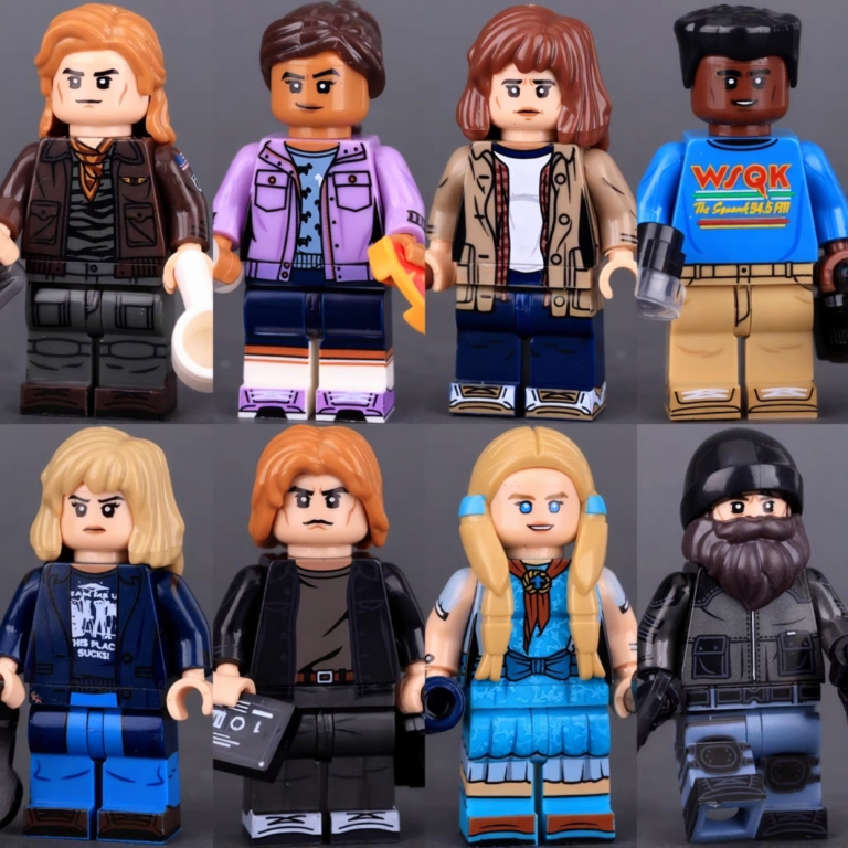 Stranger Things Minifigure Set of 8pcs Set 3