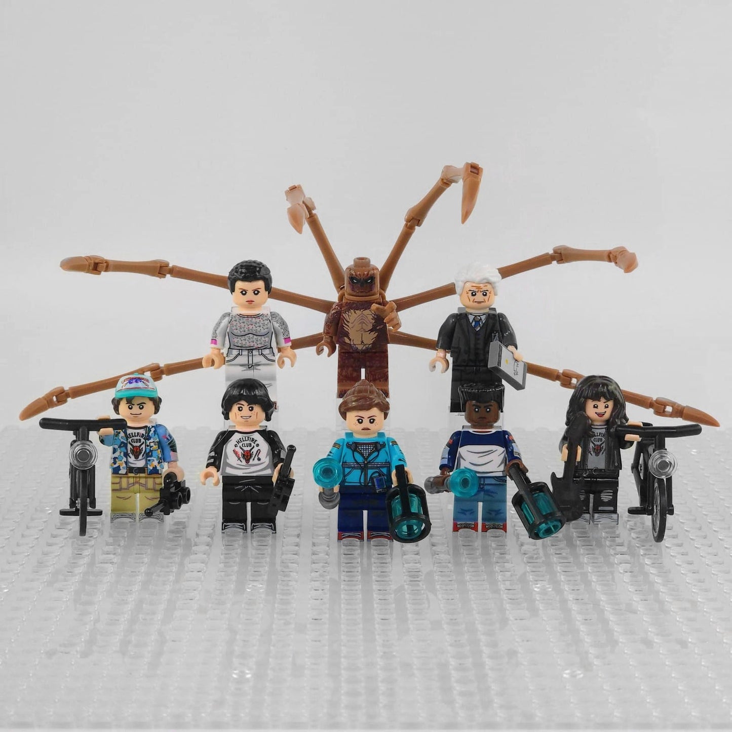 Stranger Things TV Show Block Figures Set of 8pcs Top1