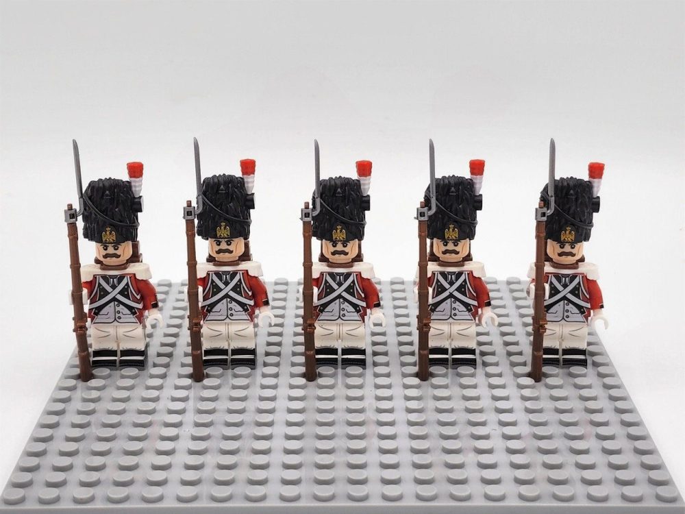 Swiss Grenadier Block Figures Set of 5pcs