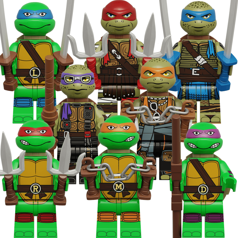 TMNT  Mutant Mayhem Block Figures Set