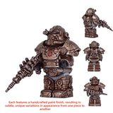 Fallout Premium Weathered Wasteland Power Armor Inspired Block Figures