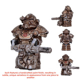 Fallout Premium Weathered Wasteland Power Armor Inspired Block Figures