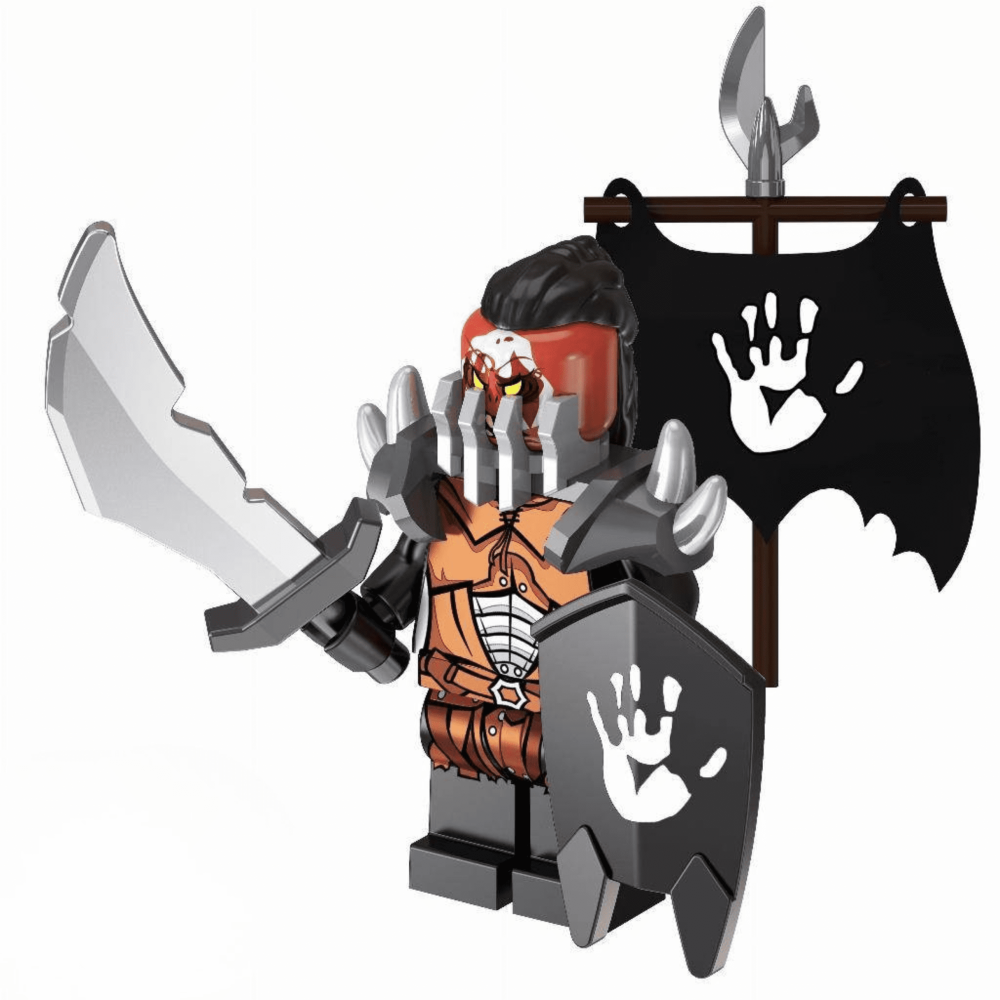 Lord the Rings Sauron Witch King Uruk-Hai Captain Block Figures Set