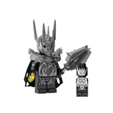 Lord the Rings Sauron Witch King Uruk-Hai Captain Block Figures Set