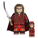 Lord the Rings Elrond Noldo Warriors Block Figures Set 8pcs