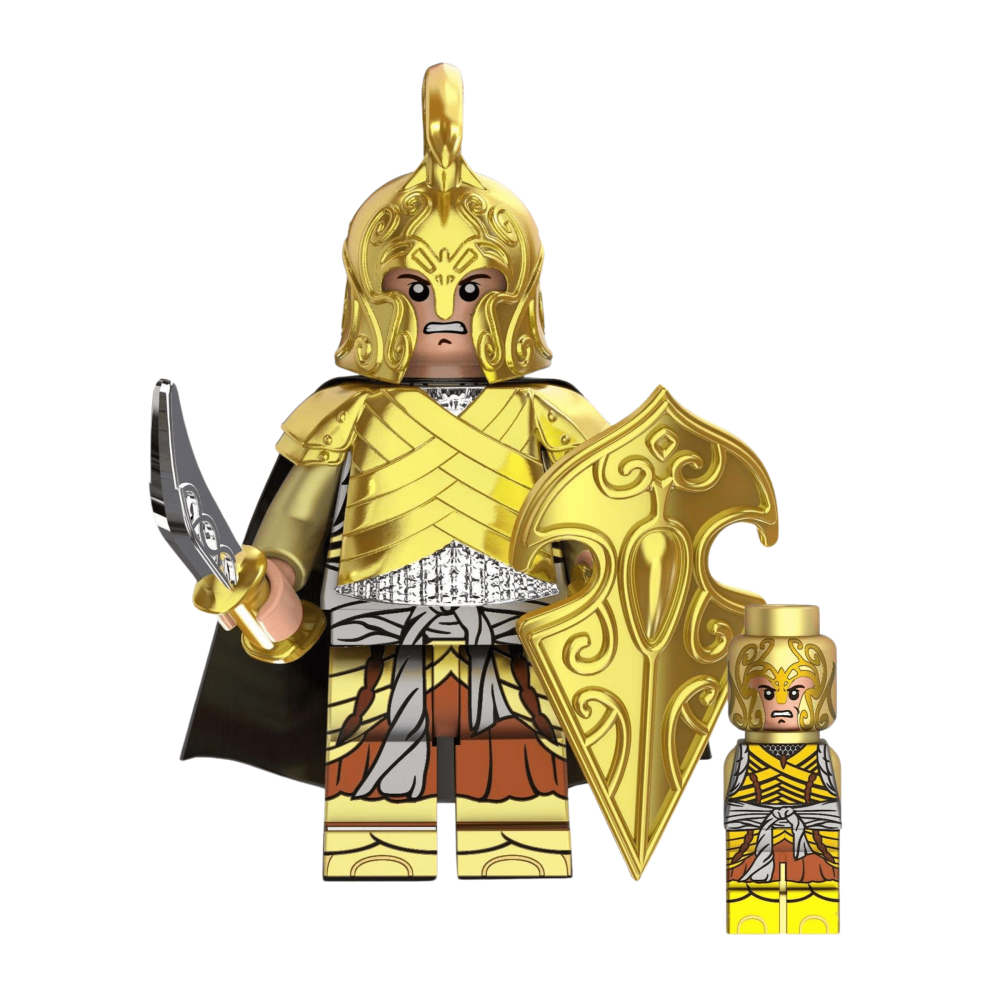 Lord the Rings Elrond Noldo Warriors Block Figures Set 8pcs