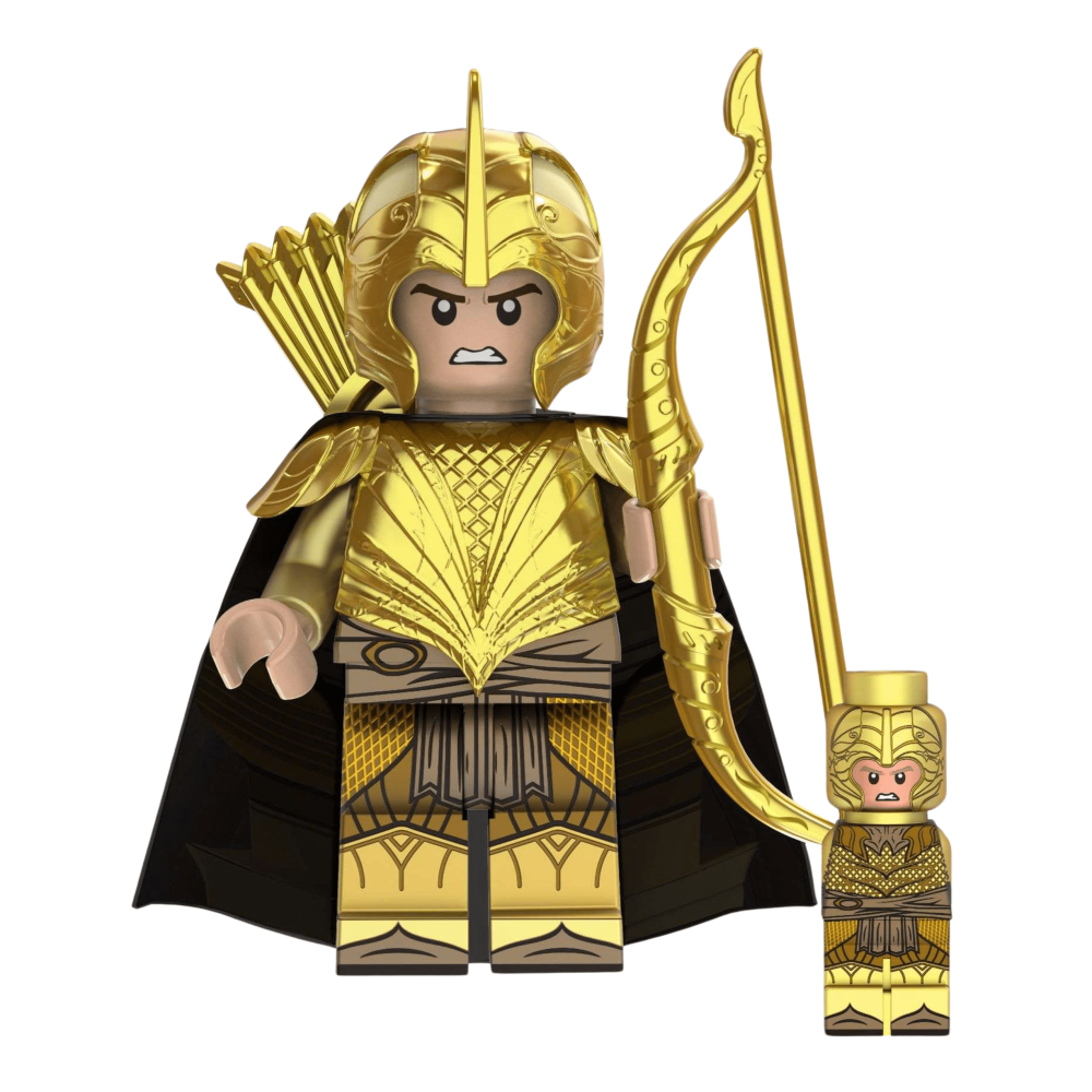 Lord the Rings Haldir Elven Warriors Block Figures Set 8pcs