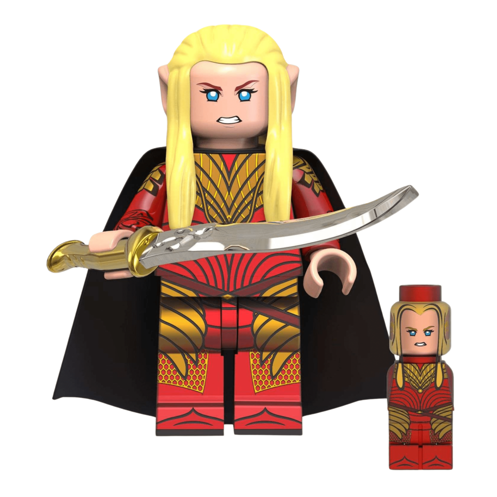 Lord the Rings Haldir Elven Warriors Block Figures Set 8pcs