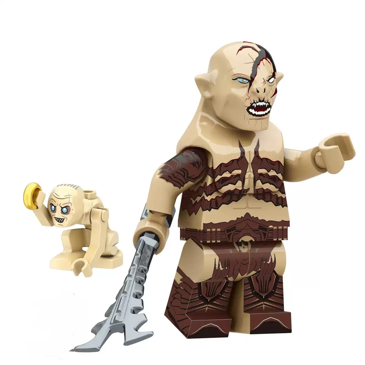 Lord of the Rings Block Figures Set – Azog Bolg Gothmog Sauron