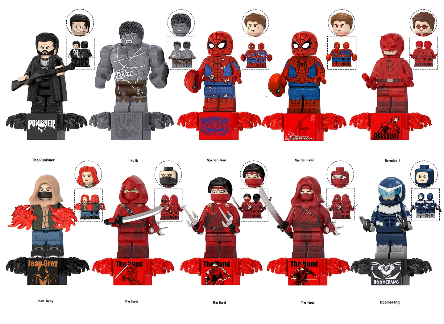 Superhero Series Building Block Figures Set2  New