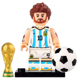 FIFA Football World Cup Champion Block Figures Set of 8pcs With Trophy and Accessories