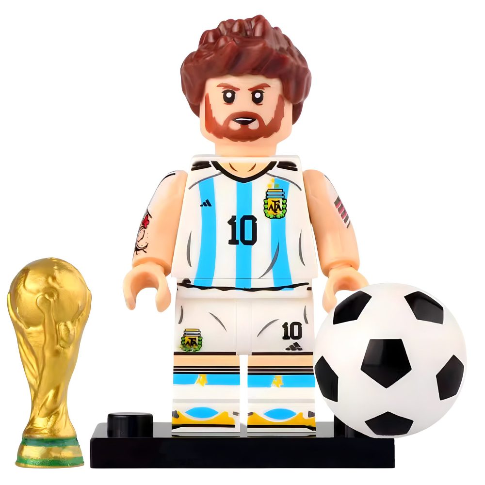 FIFA Football World Cup Champion Block Figures Set of 8pcs With Trophy and Accessories