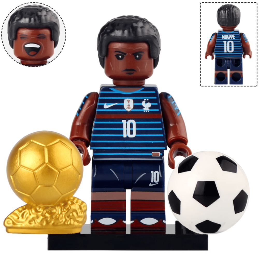 FIFA Football Superstar Block Figures Set of 8pcs With Trophy & Accessories