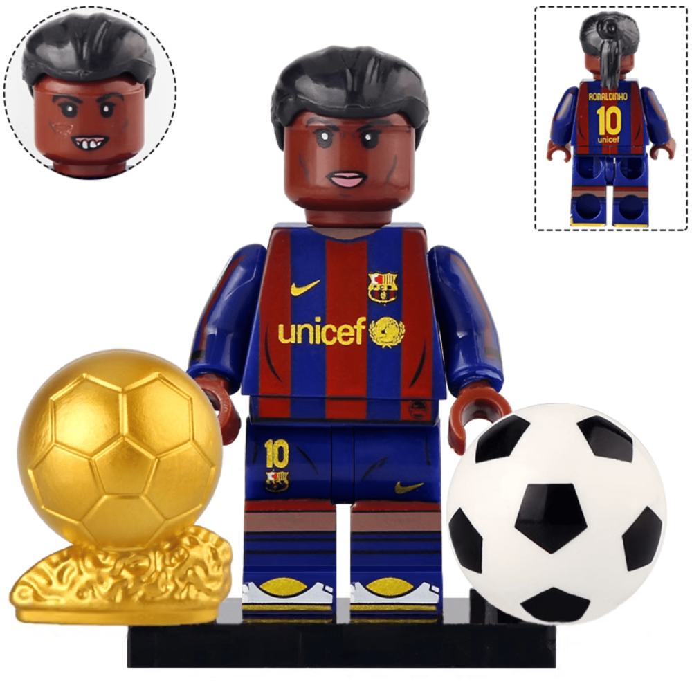 FIFA Football Superstar Block Figures Set of 8pcs With Trophy & Accessories