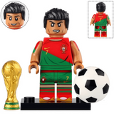 FIFA Football All-Star Block Figures Set of 8pcs With Trophy & Accessories 24