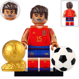 FIFA Football All-Star Block Figures Set of 8pcs With Trophy & Accessories 24