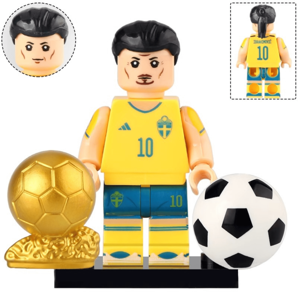 FIFA Football All-Star Block Figures Set of 8pcs With Trophy & Accessories 24