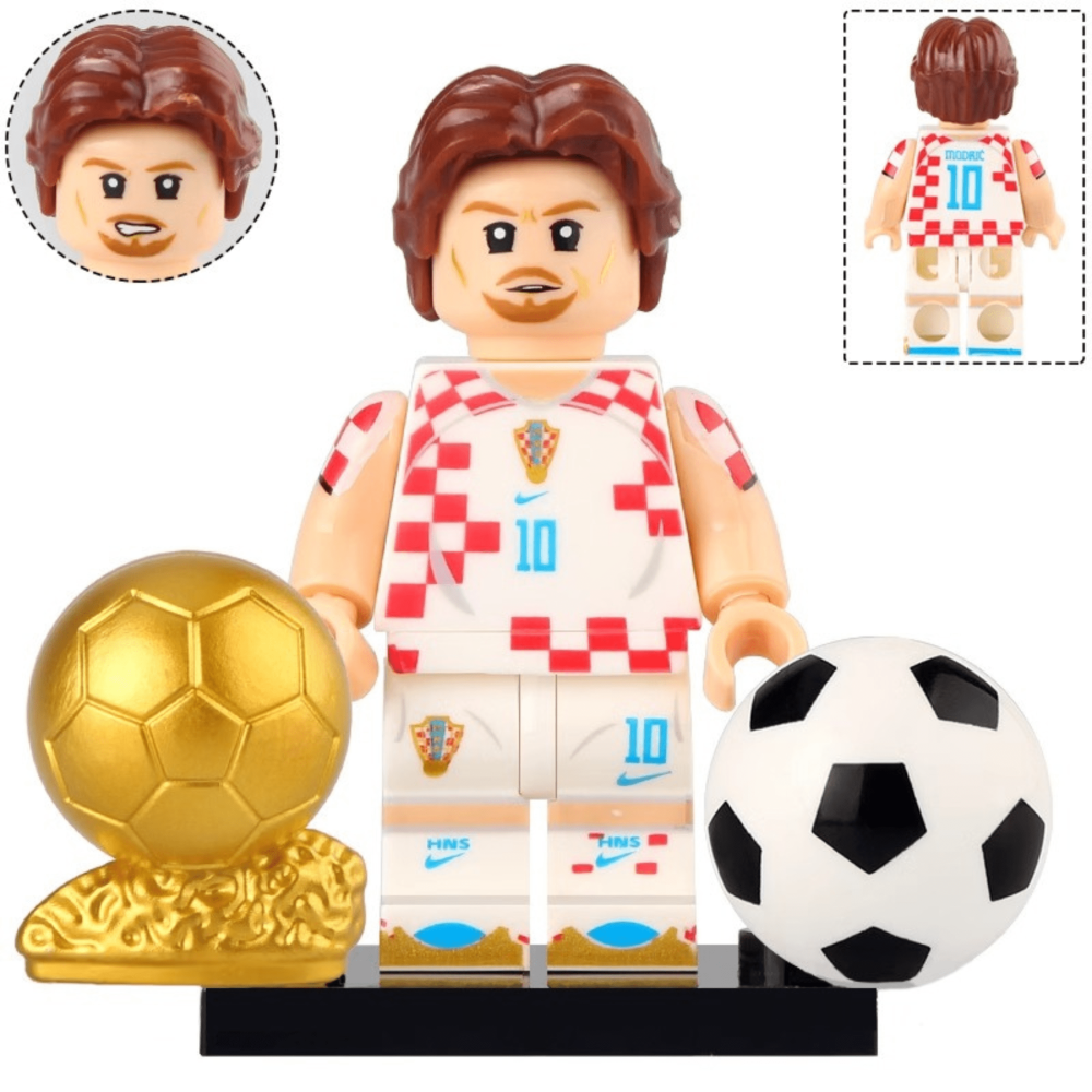FIFA Football All-Star Block Figures Set of 8pcs With Trophy & Accessories 24