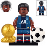 FIFA Football All-Star Block Figures Set of 8pcs With Trophy & Accessories 24