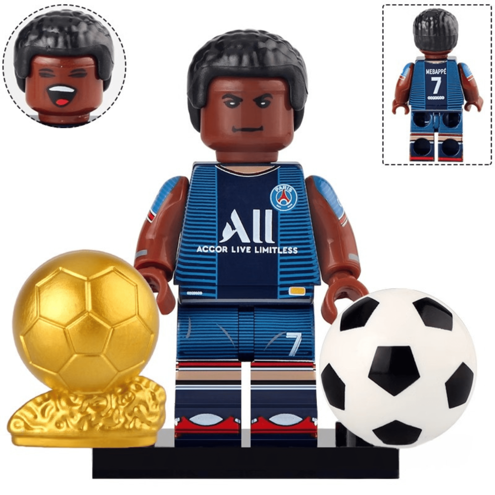 FIFA Football All-Star Block Figures Set of 8pcs With Trophy & Accessories 24