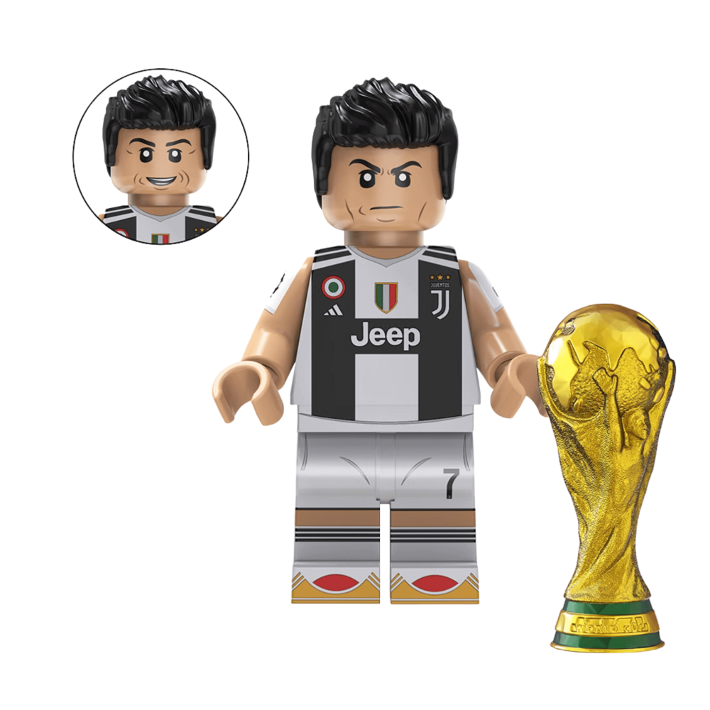 Football World Cup Legends Block Figures Set