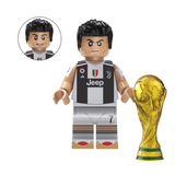 Football World Cup Legends Block Figures Set