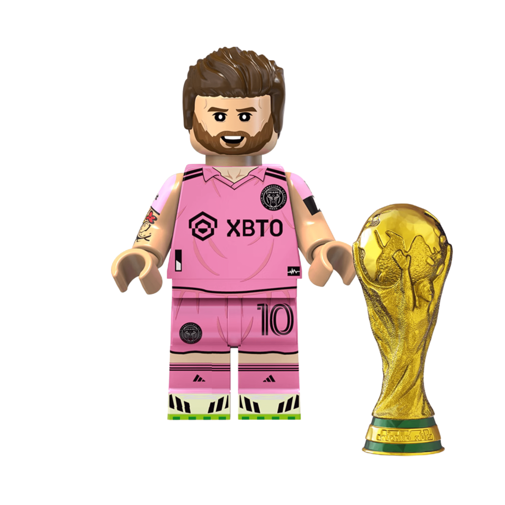 Football World Cup Legends Block Figures Set