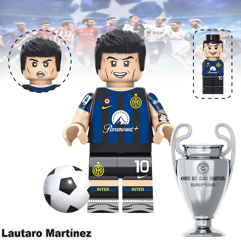 20PCS Football Legends Inspired  Set - Soccer Star Building Block Figures