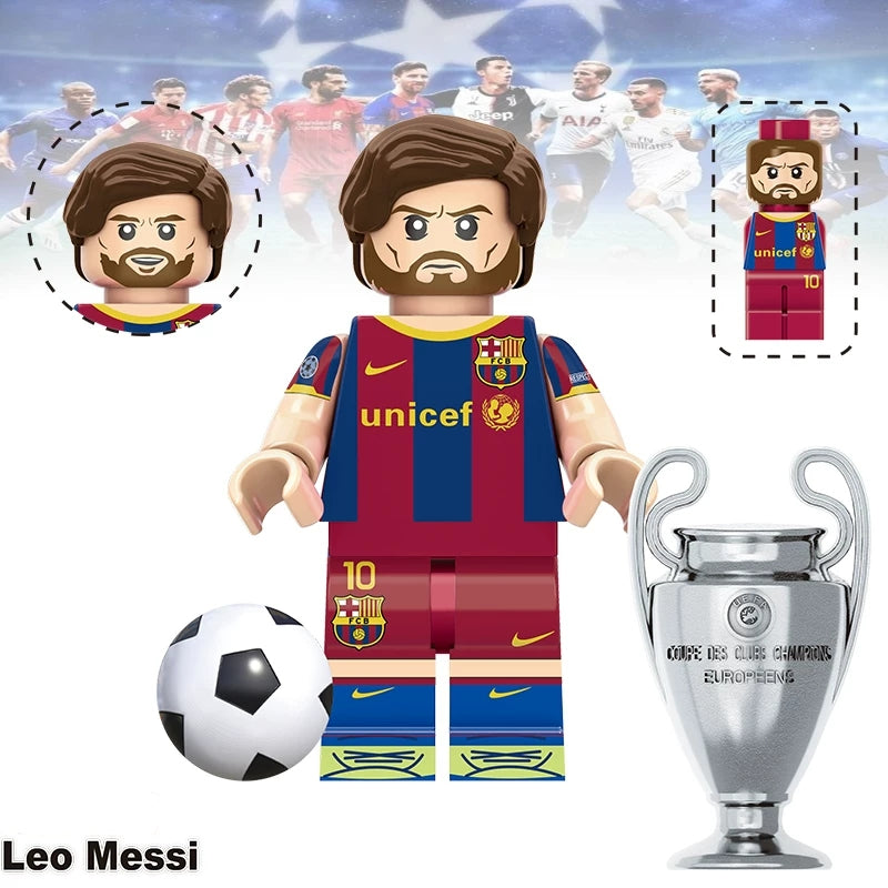 20PCS Football Legends Inspired  Set - Soccer Star Building Block Figures