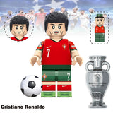20PCS Football Legends Inspired  Set - Soccer Star Building Block Figures
