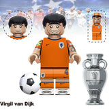 20PCS Football Legends Inspired  Set - Soccer Star Building Block Figures