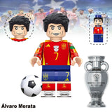 20PCS Football Legends Inspired  Set - Soccer Star Building Block Figures