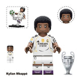 Soccer Star Building Block Figures with Trophies & Soccer Balls