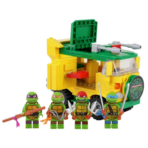 Teenage Mutant Ninja Turtle  Pizza Van MOC Building Set (290pcs)