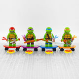 Teenage Mutant Ninja Turtles Block Figures Set of 4pcs
