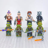 Teenage Mutant Ninja Turtles Block Figures Set of 8pcs