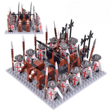 Crusaders War Horse Contingents Block Figures Sets