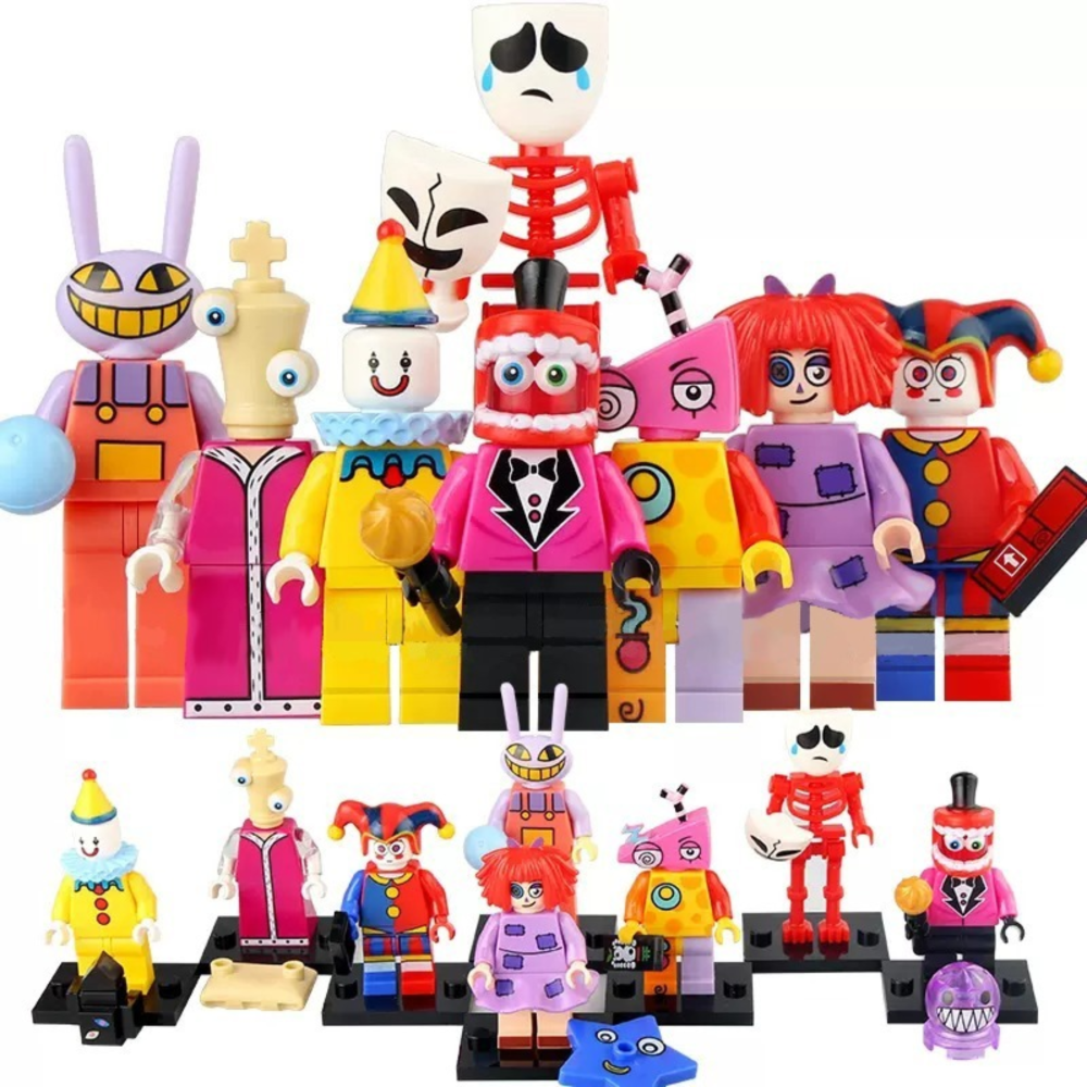 The Amazing Digital Circus Set 2 Block Figures Set of 8pcs