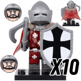 Crusades Knights of Tripoli Block Figures  Set