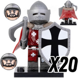 Crusades Knights of Tripoli Block Figures  Set
