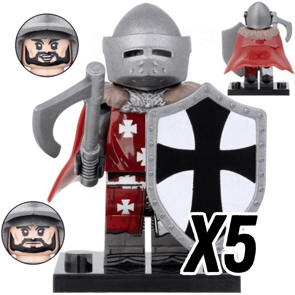 Crusades Knights of Tripoli Block Figures  Set