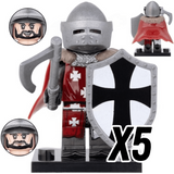 Crusades Knights of Tripoli Block Figures  Set