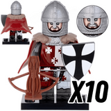 Crusades Knights of Tripoli Block Figures  Set