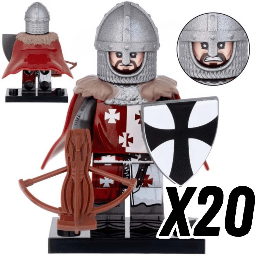 Crusades Knights of Tripoli Block Figures  Set