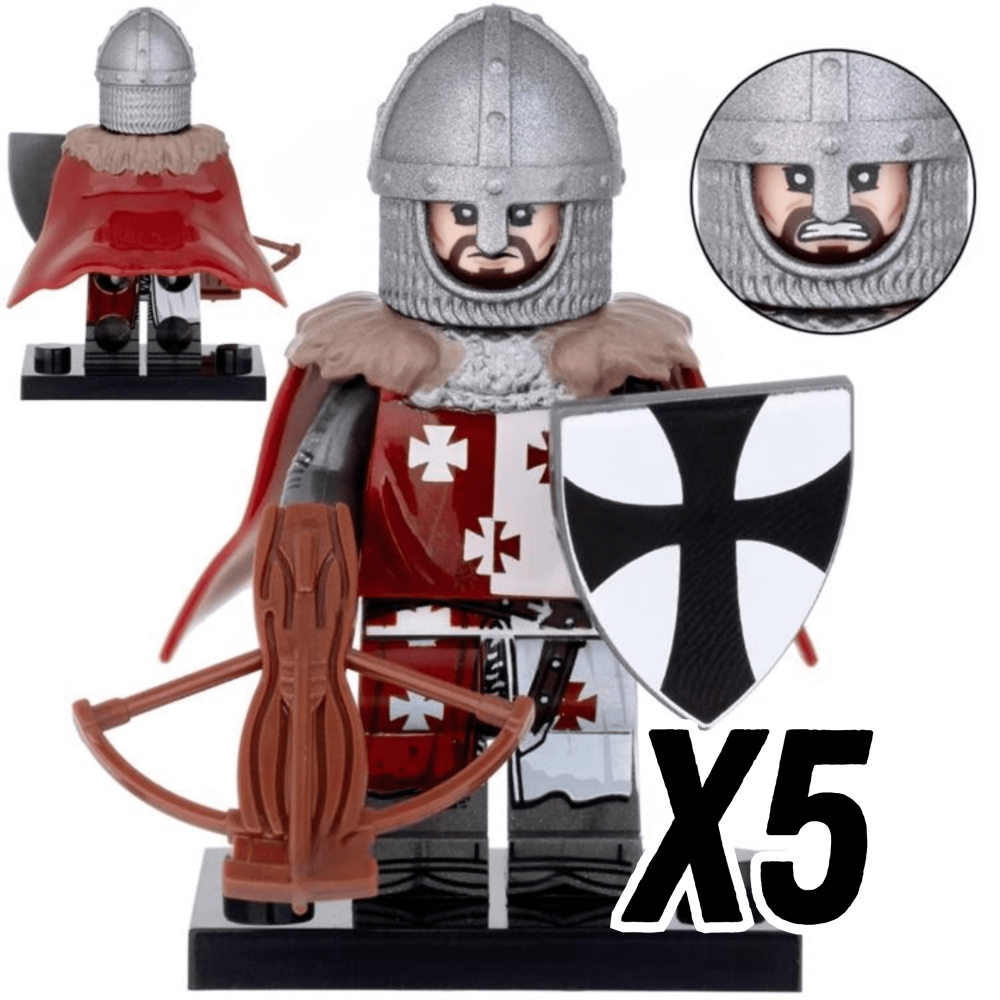Crusades Knights of Tripoli Block Figures  Set