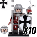 Crusades Knights of Tripoli Block Figures  Set