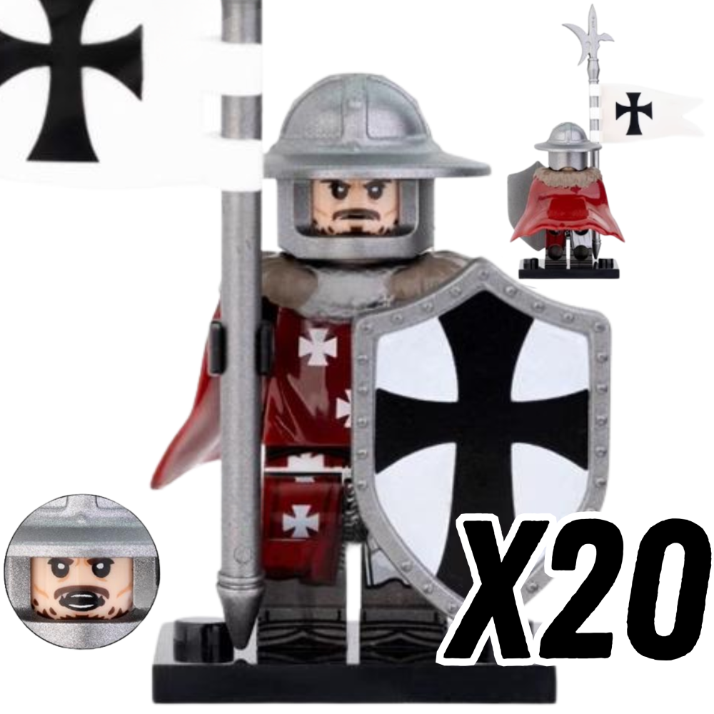 Crusades Knights of Tripoli Block Figures  Set