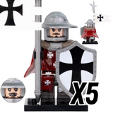 Crusades Knights of Tripoli Block Figures  Set